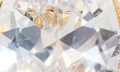 Nadri Sunshowere Crystal Front/back Earrings In Gold