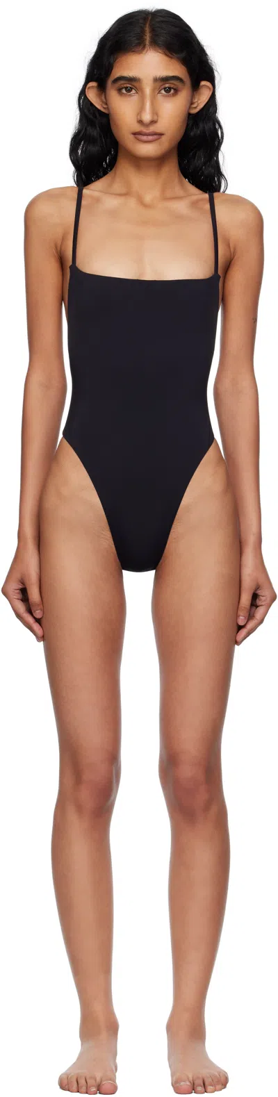 Haight Black Thidu Swimsuit In Black