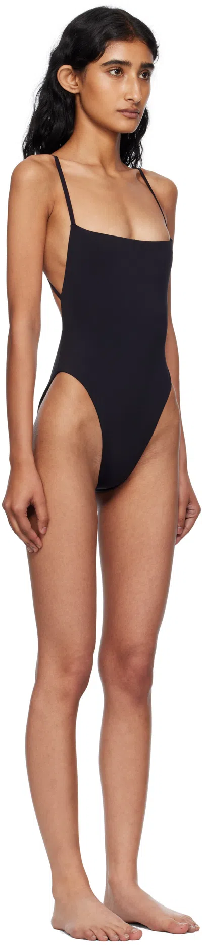 Haight Black Thidu Swimsuit In Black