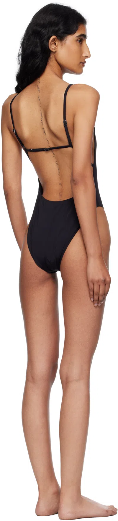 Haight Black Thidu Swimsuit In Black