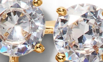 Nadri Sunshower Double Linear Drop Earrings In White