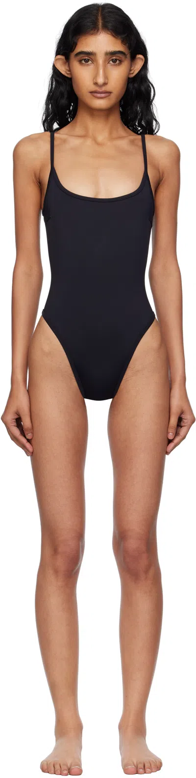 Haight Black Thidu Swimsuit In Black
