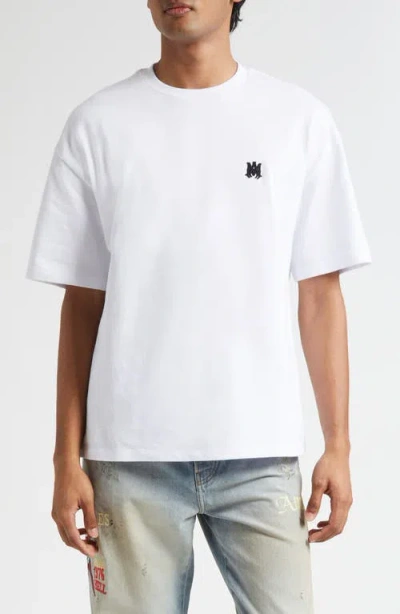 Amiri Logo T-shirt In White