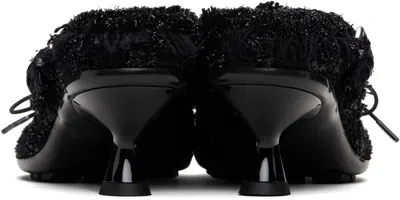 Simone Rocha Grip Canvas Mules In Black