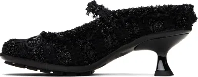 Simone Rocha Grip Canvas Mules In Black
