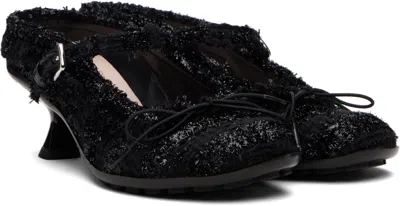Simone Rocha Grip Canvas Mules In Black