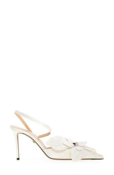 Mach&mach Slingback-pumps Orchid 95 In White