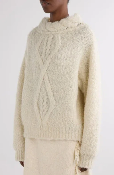Isabel Marant Romane Sweater In White