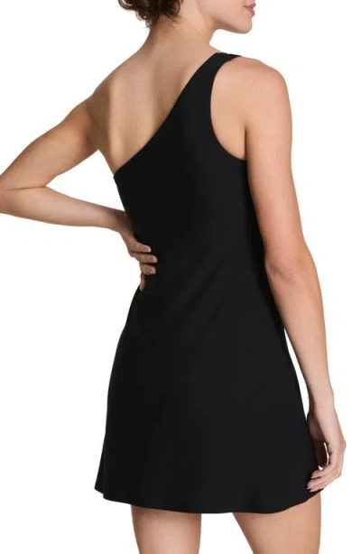 Spanx ® One-shoulder Dress In Black