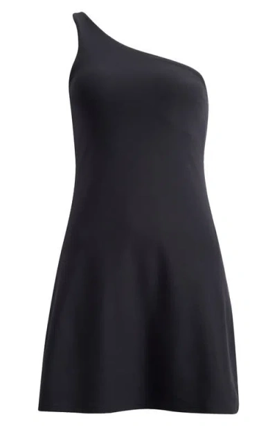 Spanx ® One-shoulder Dress In Black