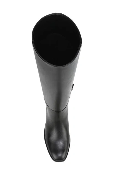 Vince Martell Wide Calf Leather Boot In Black