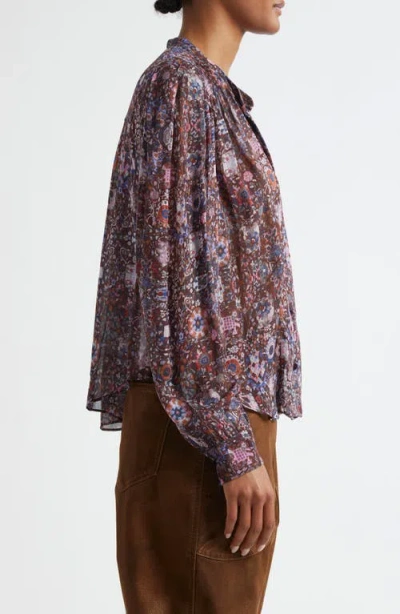Isabel Marant Étoile Shirt Isabel Marant Etoile Woman Color Plum In Multi