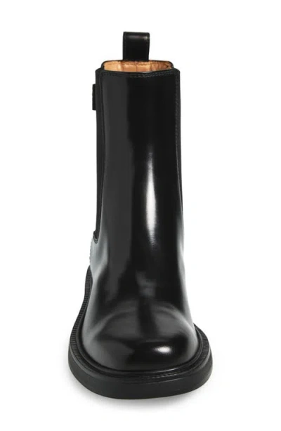 Tod's 20mm Brushed Leather Ankle Boots In Black