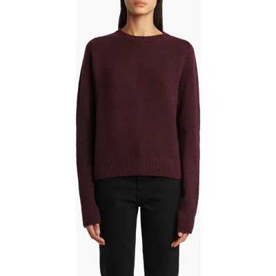 Khaite Nera Cashmere Knit Sweater In Purple