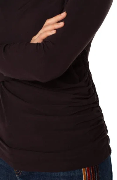 Liverpool Los Angeles Ruched Top In Black