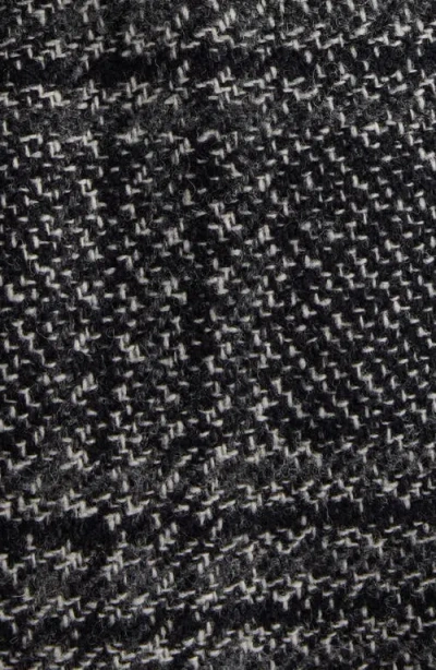 Balenciaga Vintage Checked Wool One Layer Raglan Coat Clothing In Black