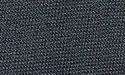 Hugo Boss Boss Solid Blue Silk Tie In Black