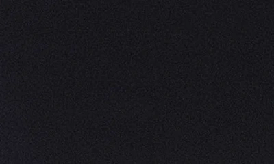 Betsy & Adam Organza Ruffle One-shoulder Scuba Crepe Gown In Black