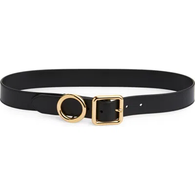 Jacquemus Le Ceinture Regalo Leather Belt In Black