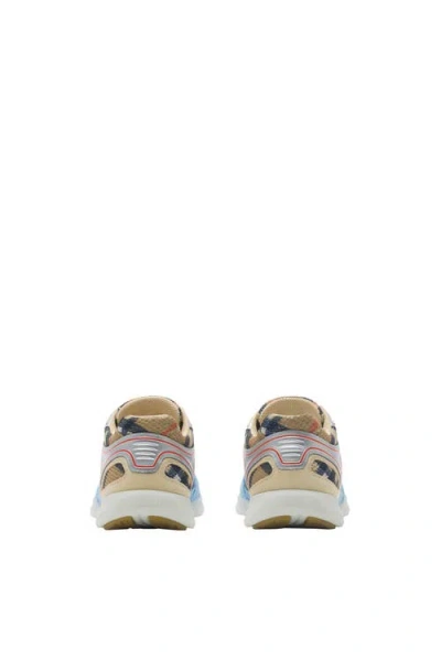 Burberry Check Matrix Sneakers In Multi