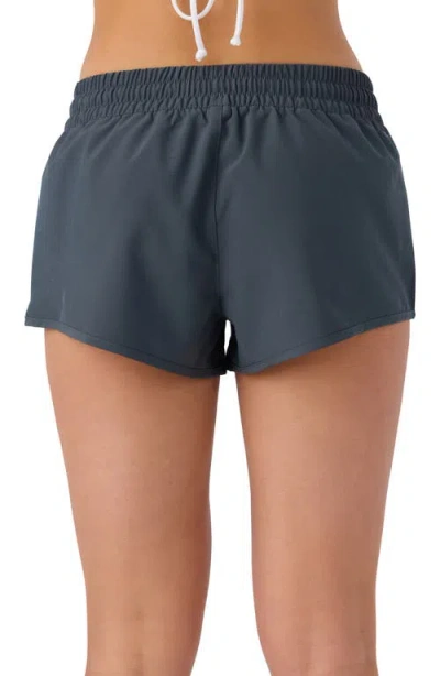 O'neill Juniors' Saltwater Solids Balboa 2" Drawstring Board Shorts In Blue