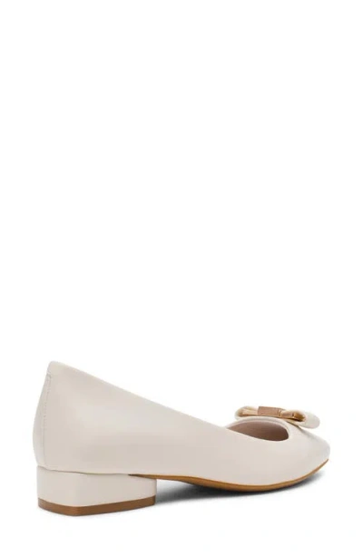 Anne Klein Women's Cadey Snip Toe Dress Flats In White