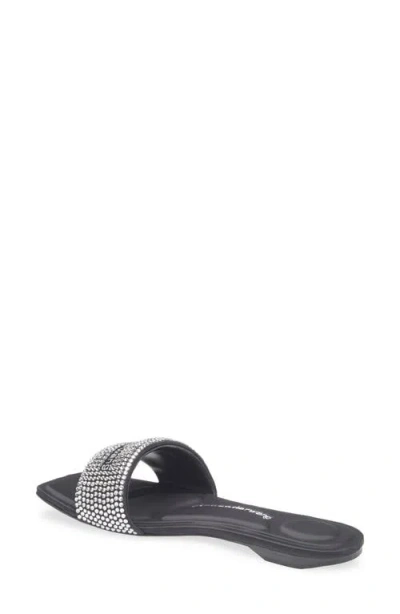 Alexander Wang Satin Sandal In Black