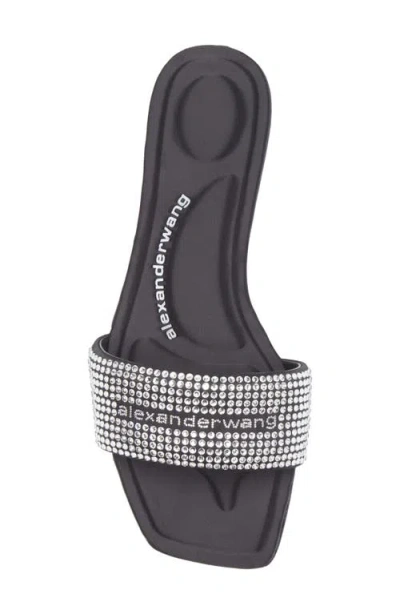 Alexander Wang Satin Sandal In Black