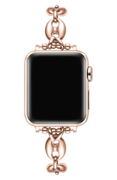 The Posh Tech Poppy Apple Watch® Bracelet Watchband In Gold
