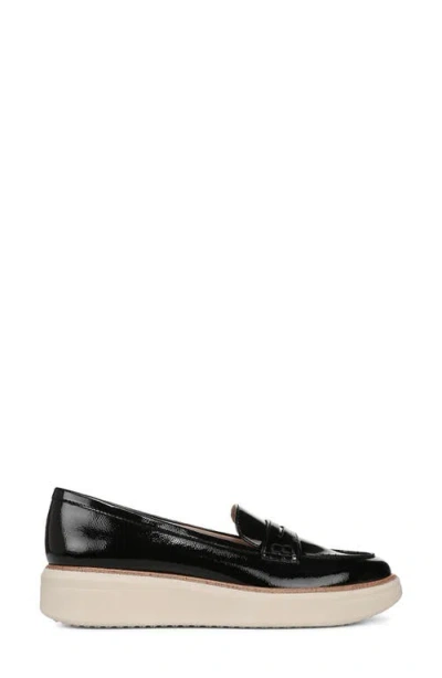 Lifestride Women's Chelsea Round Toe Platform Penny Loafers In Black