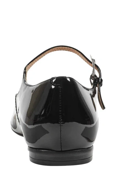 Marc Fisher Ltd Women's Trella Leather Mary Jane Flat In Black