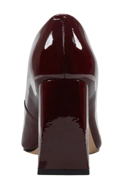 Marc Fisher Ltd Women's Minny Leather Block Heel Pump In Red