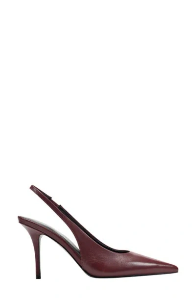 Marc Fisher Ltd Leynne Slingback Pointed Toe Pump In Brown