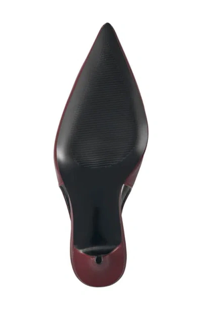 Marc Fisher Ltd Leynne Slingback Pointed Toe Pump In Brown