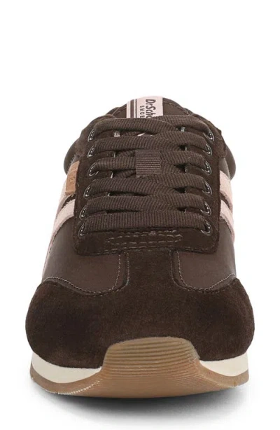 Dr. Scholl's Women's Comeback Closed Round Toe Lace Up Sneakers In Brown