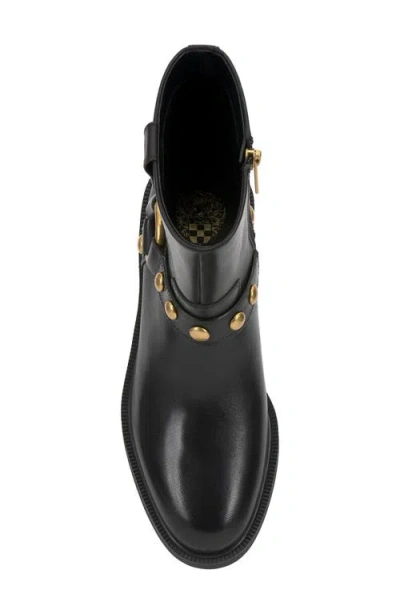 Vince Camuto Women's Amais Full Zip Closure Moto Booties In Black