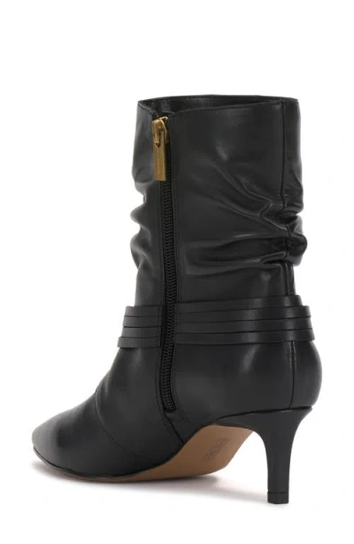 Vince Camuto Women's Kirpa Slouch Embellished Mid-heel Dress Booties In Black