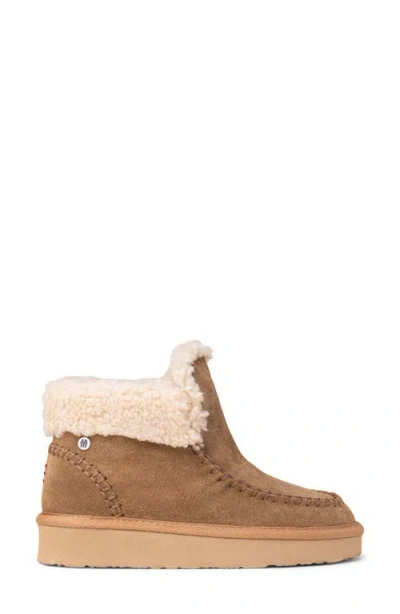 Minnetonka Chandra Faux Shearling Lined Bootie In Multi