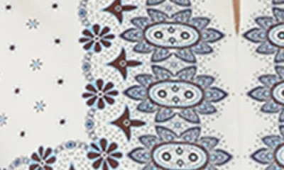 Weekend Max Mara Manila Paisley-print Tiered Midi Dress In White