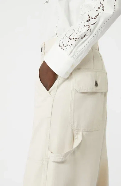 Weekend Max Mara Max Mara Weekend Workwear Trousers In Cotton Drill In Neutral