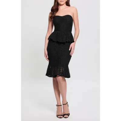 Guess Women's Sleeveless Sweetheart Midi Dress In Black