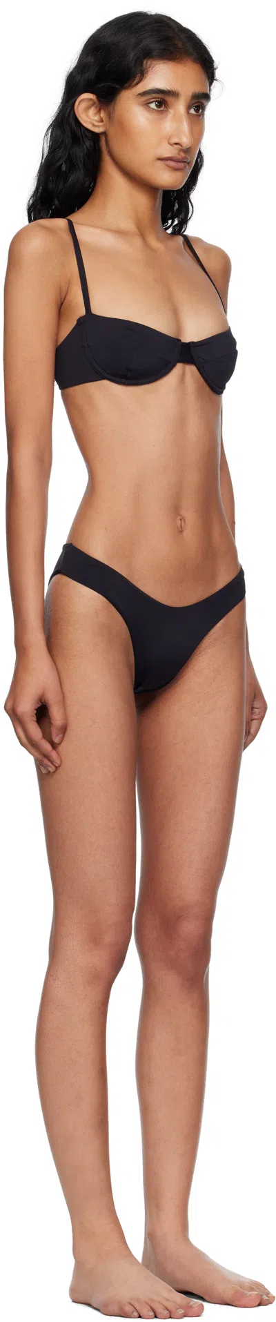 Haight Black Vintage & Leila Bikini In Black