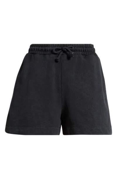 Brooklyn Industries Cotton Sweat Shorts In Black