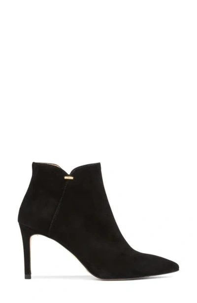 Lk Bennett Nugget Pointed Toe Bootie In Black
