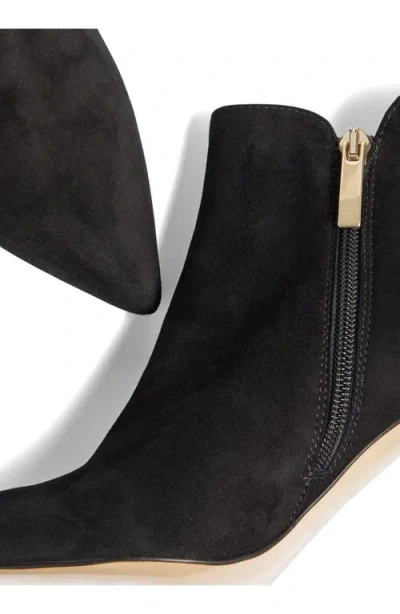 Lk Bennett Nugget Pointed Toe Bootie In Black