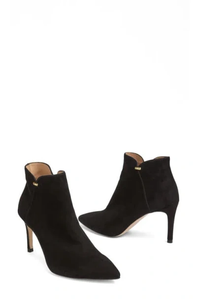 Lk Bennett Nugget Pointed Toe Bootie In Black