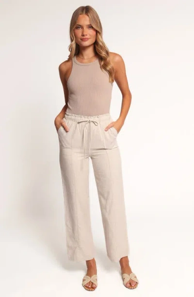 Petal And Pup Petal & Pup Verona Drawstring Pants In Neutral
