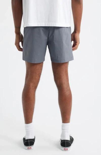 Rizort Kore Drawstring Nylon Shorts In Navy