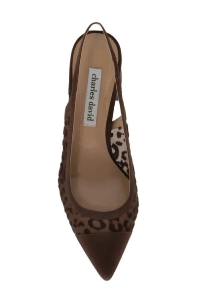 Charles By Charles David Afrika Slingback Pump In Brown