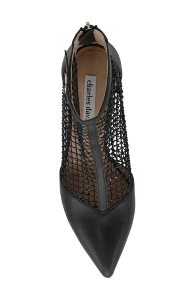 Charles By Charles David Arnie Crystal Embellished Bootie In Black